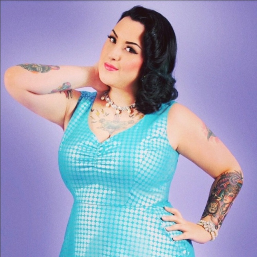 Cherry Vevlet Dress